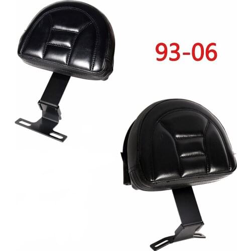 Fixed Black Plug-In Driver Backrest For Harley 1993-2006 &2007-2017 Heritage Softail Models