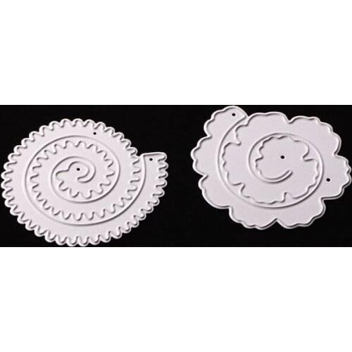 Metal Dense snail shell paper die cutting dies for Scrapbooking/DIY Easter wedding Halloween Easter card