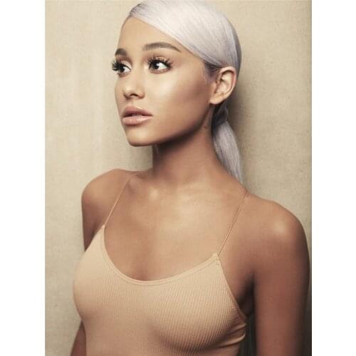 Ariana Grande DIY Embroidery 11CT Cross Stitch Kits Needlework Craft Set Cotton Thread Printed Canvas Home Decoration Sale