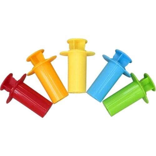 5Pcs/Lot Plasticine Mold Tools Kit Polymer Clay DIY Love Heart Stars Noodles Plasticine Tools Educational Toy For Kid