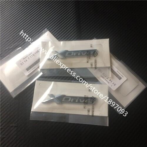 2pcs New Car Styling 3D ABS Plastic Xdrive Trunk Rear Boot Badge Emblem Sticker For 1 3 4 5 6 7 Series X5 M3 M5