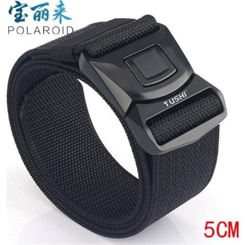 NEW Tactical Belt Nylon 125x5cm Outdoor Sports Belt Emergency Rescue Military Adjustable Belt with Metal Buckle