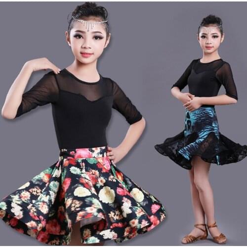 Latin Dance Practice Clothes Children Professional Latin Dance Competition Regulations Clothes Rumba Tango Samba Clothes DQL3395