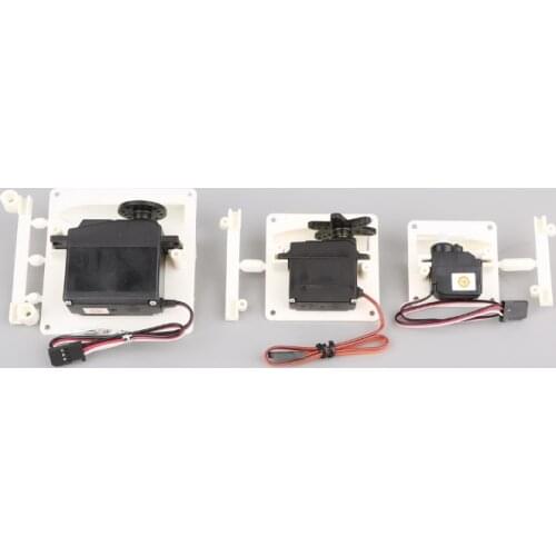 A Pair Servo Protection Cover Protector Housing Case for 6-9g/17g/36g/55g RC Servo RC Airplane Aircraft