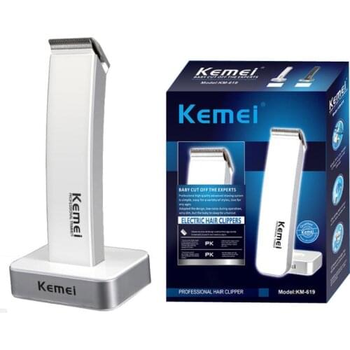 KEMEI KM-619 Professional Electric Hair Trimmer Clipper Adjustable Adault Beard Shaver Razor Rechargeable Hairdressing Machine