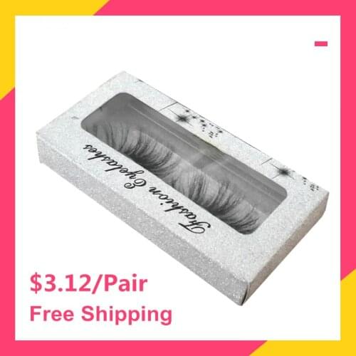 Fluffy Mink Lashes Short Messy Wispy 5 Pairs Natural Eyelashes 13mm-18mm Handmade Real 3D Mink Eyelashes Makeup False Lashes