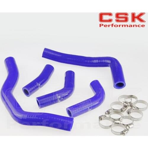 Silicone Radiator silicon Hose for Honda CRF450 CRF450R 06 07 08 09+ clamps BL
