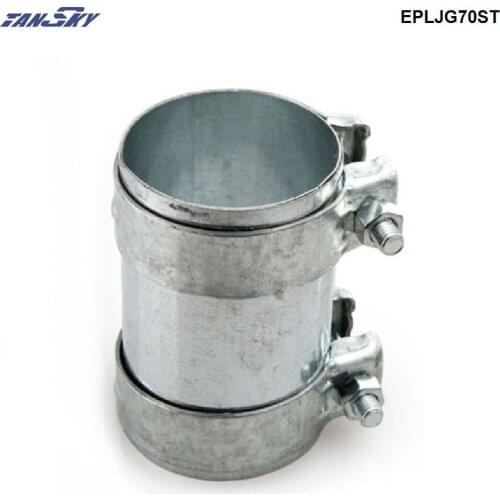 2.75" 70mm 304 Stainless Steel Exhaust Pipe Connector Clamp Tube Adapter Joiner EPLJG70ST
