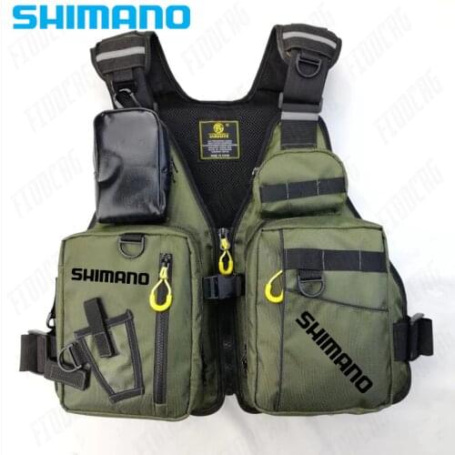 Shimano Fishing Vest Breathable Outdoor Sports Fly Swimming Life Safety Waistcoat Survival Utility Fly Vest Colete Salva-Vidas