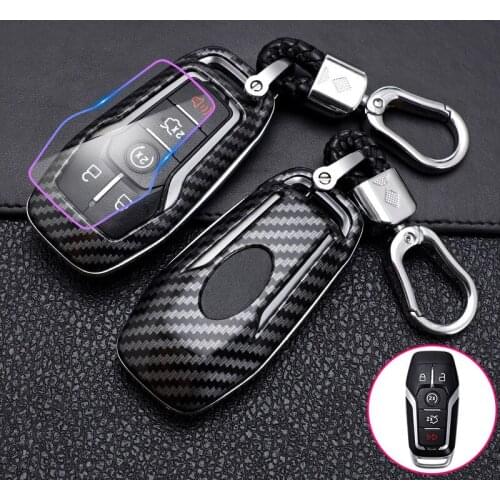 1x ABS Car Key Cover Case For Ford Fusion Mondeo Mustang F-150 Explorer Edge Keyless Entry Smart key Protective Shell