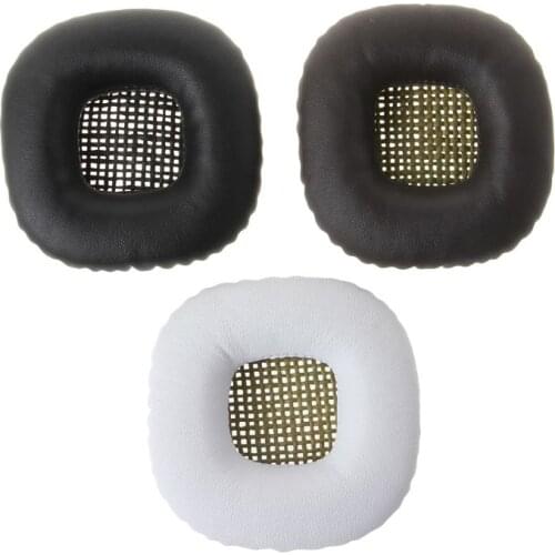 1Pair Replacement Leather Sponge Ear Pads Earmuffs Cushion Protector for Marshall Major I II Headphone Headsets 634A