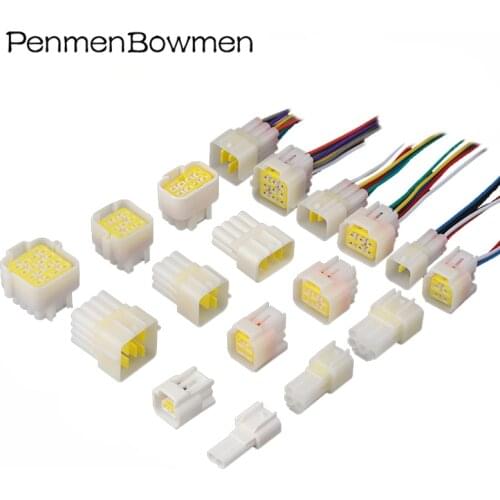 2-16Pin Furukawa Auto Waterproof Electrical Connector Wire Harness Throttle Speed Regulation Switch Plug For FW-C-6M-B FW-C-6F-B