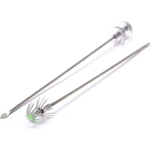 2pcs/lot Double Layer Umbrella Squid Hook Fishing Tackle Fishing Hook Aconitic Jigging Hook Artificial Bait