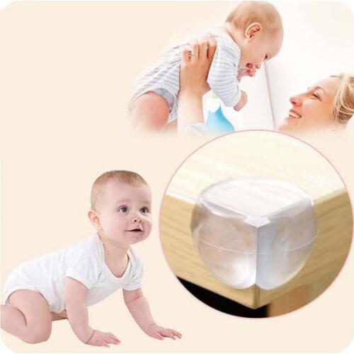 4Pcs Safe Corner Protector Child Baby Silicone Safety Edge Guards Children Anticollision Protection Cover Angle pads lining