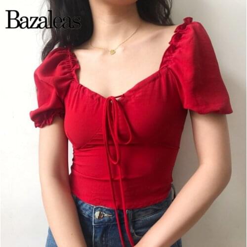Блузки с бантом Bazaleas China At AliExpress