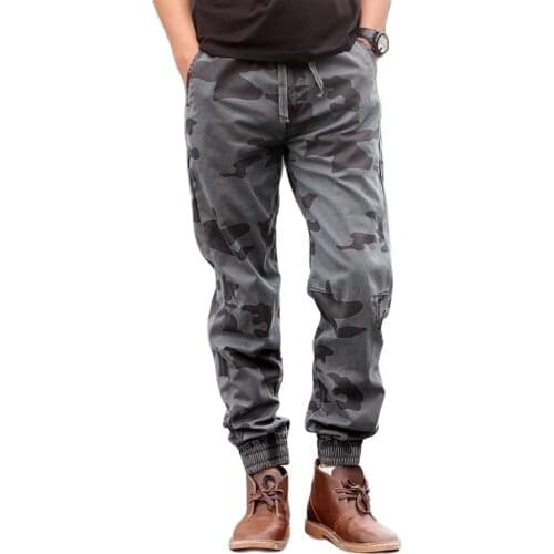 Camouflage Pants Man Casual Trousers Military Style Joggers Army Cotton Pants Loose Baggy Cargo Pants Men Clothing