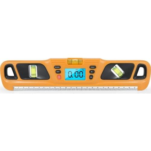 Digital Protractor Angle Finder Magnetic Base Goniometer Measuring Tool Inclinometer Construction Level Ruler 3 Different Bubble