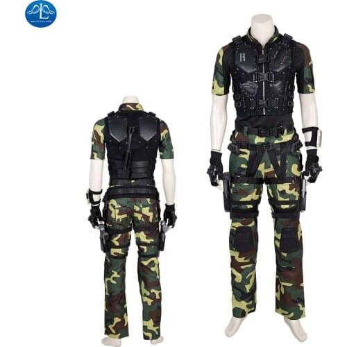 Movie G.I. Joe Retaliation Roadblock Coslplay Costume Dwayne Johnson The Rock Costume Holloween Custom Made Adult Men Vest