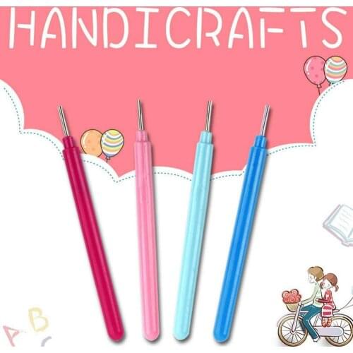 Paper Quilling Tools Slotted Kit Handmade Rolling Curling Quilling Needle Pen for Art Craft DIY Paper Cardmaking Project Tools