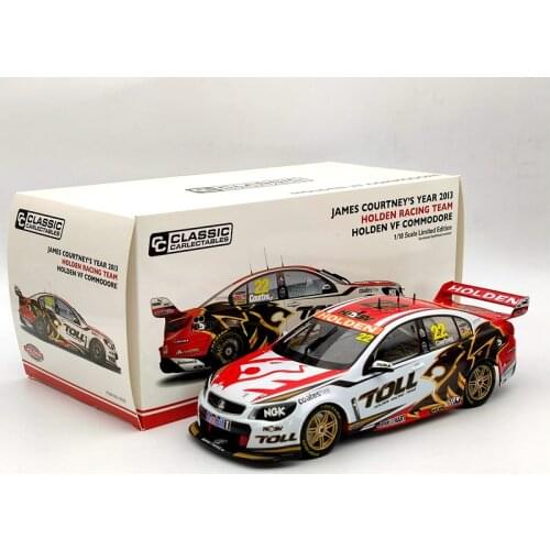 1:18 Classic For James Courtneys 2013 Toll Holden VF Commodore #22 NO.18535 Diecast Models Limited Edition Collection