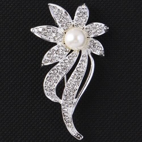 Personality Flower Brooch Jewelry For Women/men Fashion Jewelry Brooch Pins Metal Scarf Wedding Gift Diy Jewellery Accessories