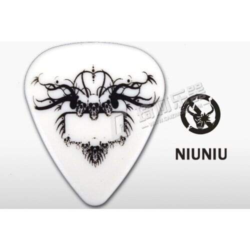 Skull Crown Guitar Pick Gauge 1.0mm, Standard Shape, 1/piece