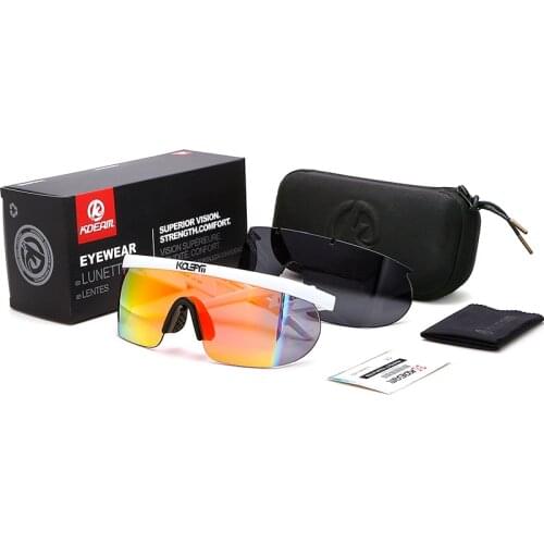 KDEAM 2018 Summer Sports eyewear Men Goggle Oversize Party Sunglasses flat top Square Sun glasses Women Retro 2 lens KD3596