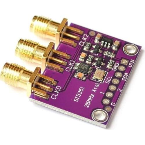 Dc 3v-5v Cjmcu-5351 Si5351a Si5351 I2c Clock Generator Breakout Board Module Signal Generator Clock 8khz-160mhz For Arduino