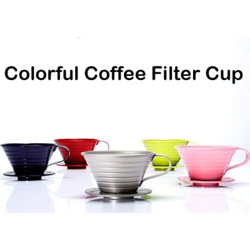 Stainless Steel Coffee Filter Holder Drip Reusable Coffee Dripper v60 Drip For Barista Coffee Accessories Cafe Machine Tools