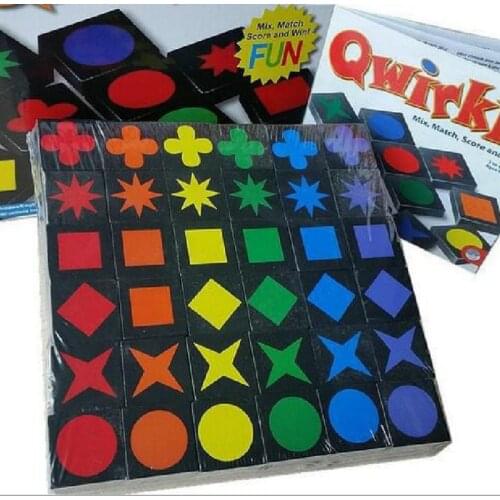 2021 New Childrens Educational Toys Qwirkle Wooden Chess Parent Child Interactive Games Childrens Adult Toys Gifts