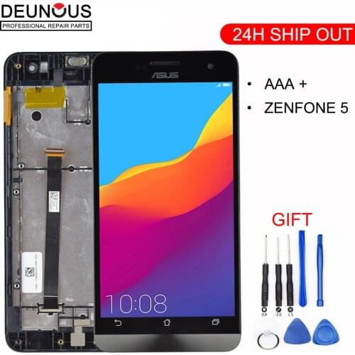 ORIGINAL 5.0" IPS Display For ASUS Zenfone 5 LCD Touch Screen Digitizer For ASUS Zenfone 5 Display T00J A500KL A500CG A501CG