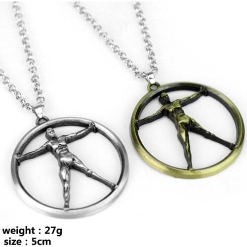 West World Necklace Movie Jewelry Link Chain Necklace Colar