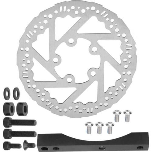 Electric Scooter Brake Disc 120mm Brake Disc 5 Hole + Conversion Adapter Fit for Xiaomi M365 M365PRO Electric Scooter