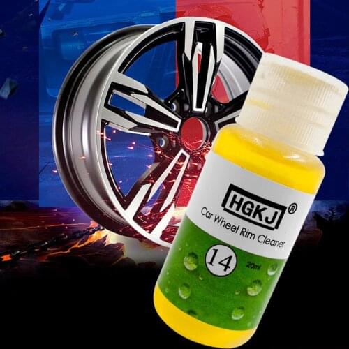 2pcs/Set HGKJ-14 High Concentrate Car Tire Rim Cleaning Agent Dropshipping Portable Auto Wheel Detergent Rust Remove TSLM1