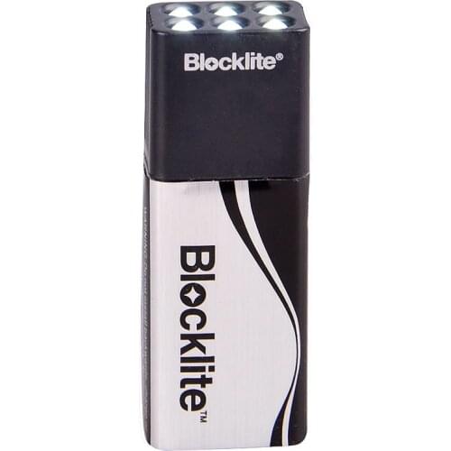 Outdoor LED Light Blocklite 9 Volt LED Flashlight Torch Camping Light Compact Size Ultra Bright Outdoor Tools Camping Light