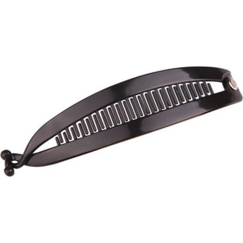 Hair Claws Clip Fish Shape Banana Barrettes Black Hairpins Hair Accessories For Women Hair Clip Clamp Styling Tools