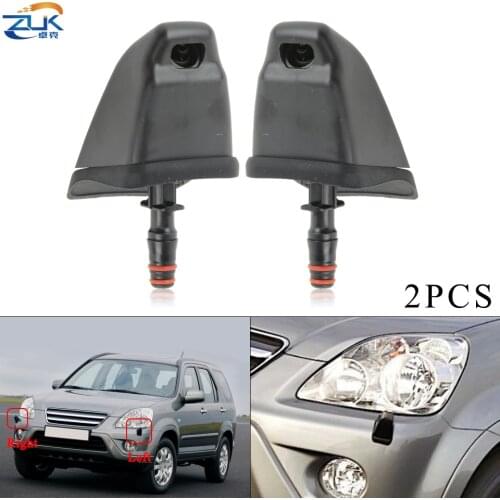 ZUK 2PCS/Lot Head Light Head Lamp Washer Nozzle For HONDA CRV CR-V 2005 2006 MK2 Headlight Headlamp Cleaning Water Spray Jet