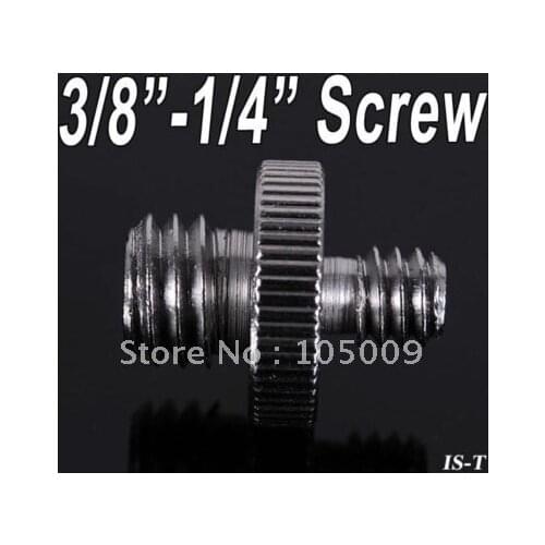 1/4-3/8 Metal Adapter Converter Screw for Camera Tripod Monopod Flash Trigger