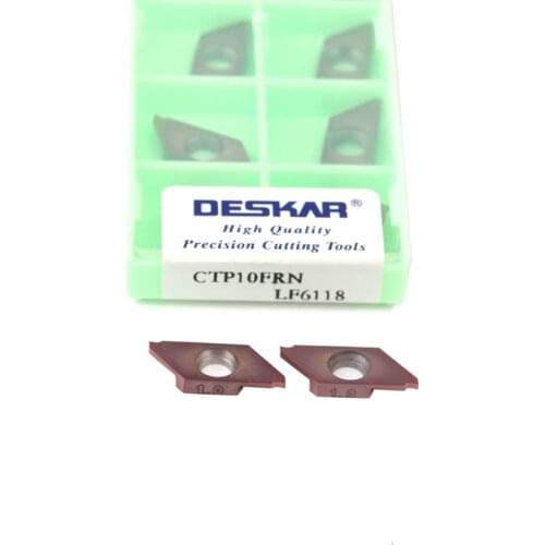10pcs CTPA07FRN LF6118 CTPA10FR CTPA15FRN CTPA20FR CTPA20FRN LF6118 CNC Lathe Carbide Insert Grooving Blade For Stainless Steel