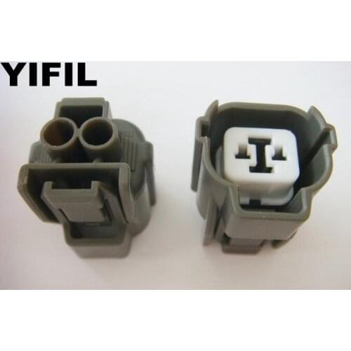 10pcs/lot 2 Pin/Way Female Sealed Automotive Electrical Horn Plug Connector For Excelle BYD BUICK Honda CITY 6189-0129 Sumitomo