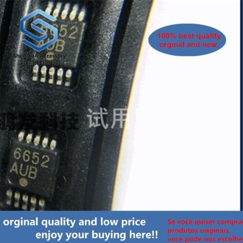 2pcs 100% orginal new MAX6652AUB Temperature Sensor IC Screen Printing SMD UMAX-MSOP-10