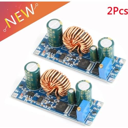 2Pcs DC-DC High Power Automatic Step-up and Down Power Supply Module 30W Power Supply Buck Voltage Regulator 5.5-30V to 0.5-30V