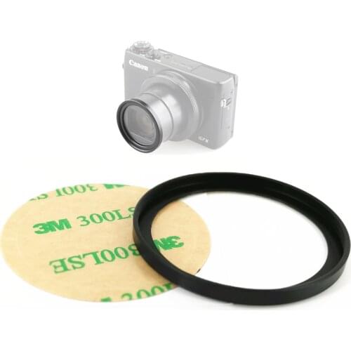 3pcs 40.5 Filter Adaptor Ring Sticker for Canon G9X G7X Mark II III G5X Leica C-LUX
