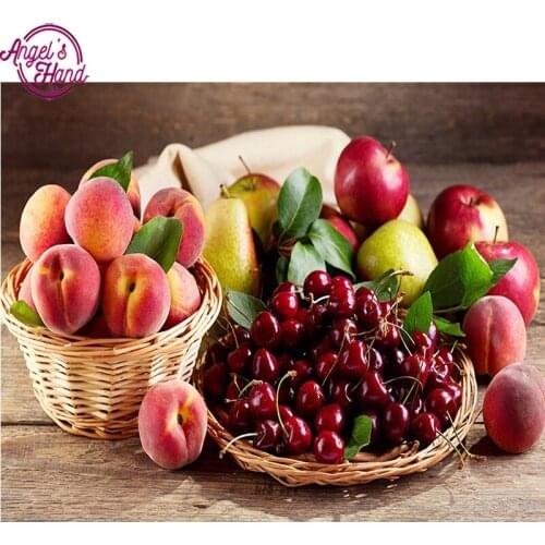 Full Drill Square Diamond 5D DIY Diamond Painting fruit Diamond Embroidery Cross Stitch Rhinestone Mosaic Painting