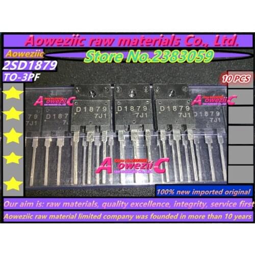 Aoweziic 100% new original 2SD1879 D1879 large screen color TV line pipe TO-3PF