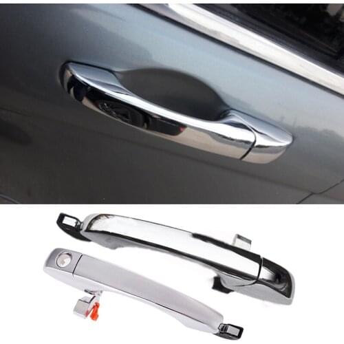 Free ship Electroplate Silver outside door handle for Chrysler 300C 2005-2010 for Dodge Magnum 2005-2008 Top quality Factory