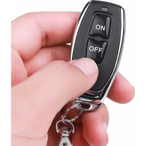KEBIDU 433Mhz ON/OFF Wireless RF Remote Control Switch For AC85-250V 2CH Relay Receiver Module