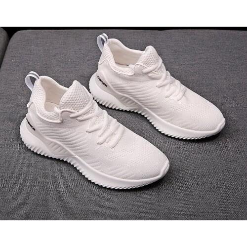 Breathable mesh sneaker women casual sneaker sports shoes 2020 spring summer fashion lace up women shoes casual Korean shoes