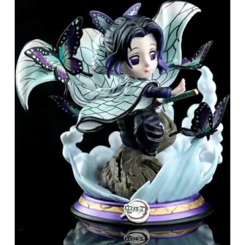 NEW 18cm Demon Slayer SunShine GK Kochou Shinobu KisatsutaiWorm Pillar Nine pillars PVC Action Anime Figure Model Collection