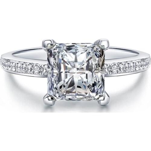 Hainon High Quality Vintage Women Wedding Ring Luxury Engagement Jewelry AAA Square Zircon Wedding Ring US 6 7 8 9 Hot